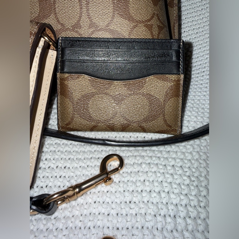 Coach Brown and Black Shoulder Bag Set - Picture 10 of 10